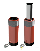 Домкрат универсальный гидравлический одностороннего действия ДУ50П200