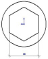 Головка торцевая 1"-WS-17